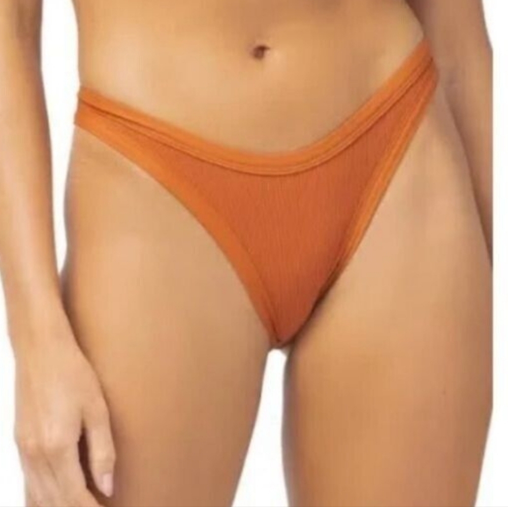NEW L Space by Monica Wise Women Foley Bitsy in Ambre  Swim bottom sz S